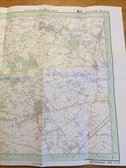 1988 Ordnance Survey Pathfinder Map 1076 TL 82 Coggeshall And Earls Colne