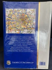 Master Atlas of Greater London by Geographers’ A-Z Map Company Hardback Book The