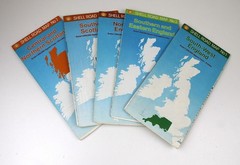 SHELL Road Maps No 1, 2 5, 6, 7 Scotland Southern Eastern Northern England