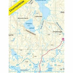 Hardangervidda Vest – Nordeca Turkart Norway walking hiking map 2659