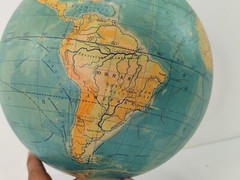 Vintage Globe World Map Soviet Russian USSR 1990s
