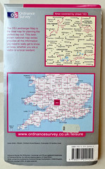 CHELTENHAM & CIRENCESTER – OS LANDRANGER MAP No.163 – Ordnance Survey