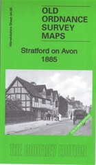 Stratford-on-Avon 1885 (Coloured) Warwickshire Sheet 44.06 by Barrie Trinder
