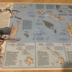 National Geographic 1983 Map The Making Of America Hawaii Pacific Islands