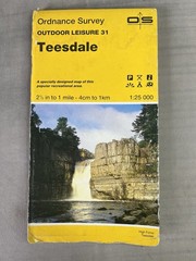 Teesdale – 1992 Outdoor Leisure Map 31 – OS Ordnance Survey