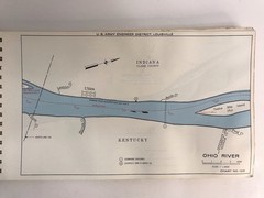 1963 U.S. Army Engineer District Navigation Charts Ohio River Foster KY Cairo IL