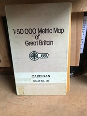 Cardigan: Ordnance Survey Metric Map 1:50000 #145