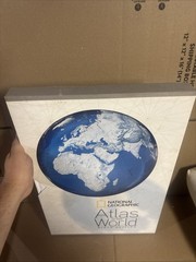 Big National Geographic Large World Atlas Ninth Edition – Hardcover – Slip Case