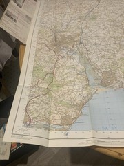 Ordnance Survey Landranger 192 Exeter Sidmouth & Surrounding Area Map 1992 OS