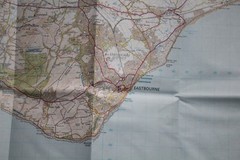 Ordnance Survey Landranger Map – Eastbourne & Hastings, Sheet 199 – 1987