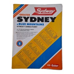 2003 SYDWAY Sydney Street Directory, 8th Edition Book