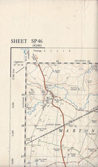 Ordnance Survey 1:25,000 First Series Map Sheet SP 46 Southam Warwickshire