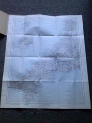 Motoring & Hiking Map Section L Bodmin Truro Penzance Helston Newquay – c1930