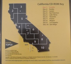 National Geographic Topographical California – 10 CD-ROMS (2002) 2.7.7