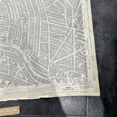 Ordnance Survey 25 Inch To The Mile Large Scale Map 1938. Queen’s Park . London
