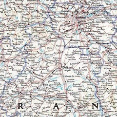 National Geographic France, Belgium, and The Netherlands Wall Map – Classic -…