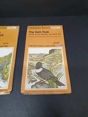 Bundle of 2 Vintage Ordnance Survey Outdoor Leisure Maps (1972 & 1982)
