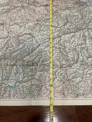 Carte Routiere De La Suisse Map fold out map vintage
