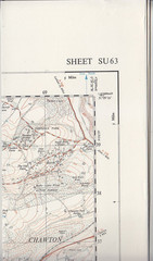 Ordnance Survey 1:25,000 Provisional Series Map Sheet SU 63 Four Marks