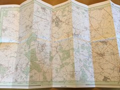 1989 Ordnance Survey Pathfinder Map 1023 SP 64/74 Towcester And Silverstone