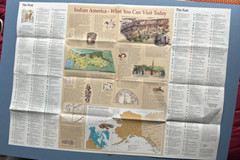 Native American Heritage, National Geographic, Chart & Poster, 1991