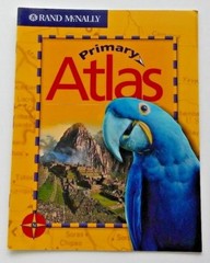 Primary Atlas Includes Continents World United States Maps US 1st 2nd Grade 1 2