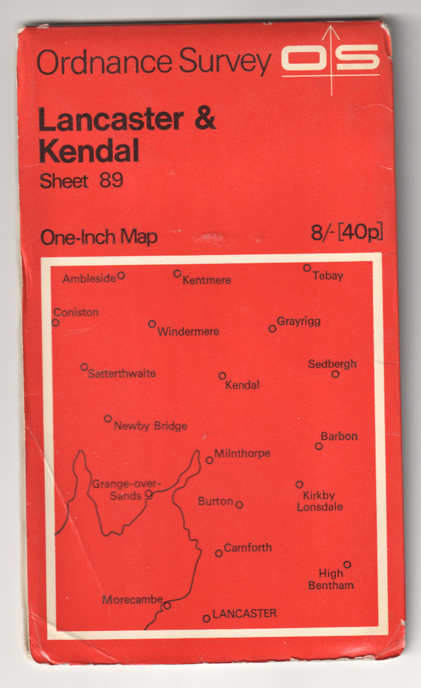 LANCASTER & KENDAL – Ordnance Survey One Inch Map