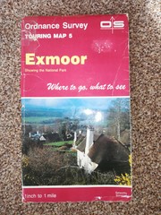 ORDANCE SURVEY TOURING MAP 5 EXMOOR cir 1990 1 INCH TO MILE