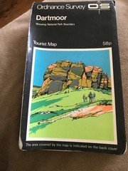 OS tourist map – DARTMOOR 1970s.