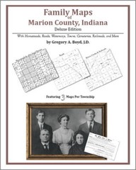 Family Maps Marion County Indiana Genealogy IN Plat