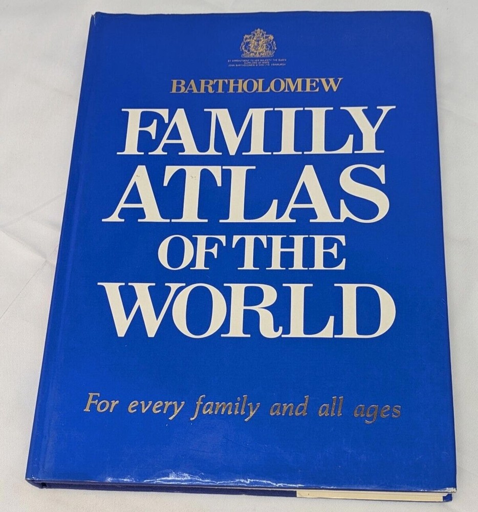 Bartholomew Family Atlas of the World Hardcover Book
