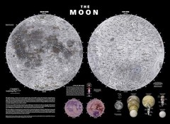 National Geographic – National Geographic Moon Map Stargazer Folded – J245z