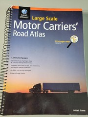 Rand Mcnally Large Scale Motor Carriers’ Road Atlas by Rand McNally like new