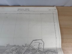 Ordnance Survey Map Edinburgh Granton 1955 6 Inch NT 27 NW Sheet 1:10560 Vintage