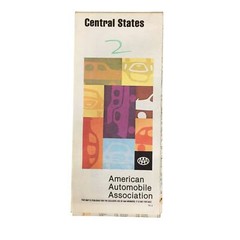 Vintage 1979 AAA Central States Travel Road Map