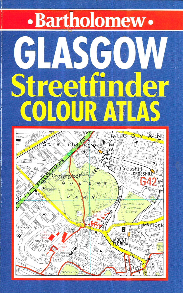 Bartholomew GLASGOW Streetfinder Colour Atlas