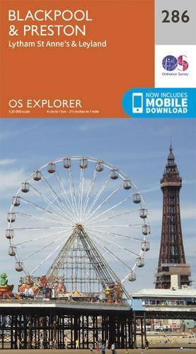 Blackpool and Preston (Map) OS Explorer Map