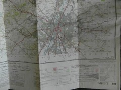 Ordnance Survey 1 Inch Map of Derby Leicester Nottingham, 1 Inch 1 Statute Mile