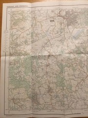 1983 Ordnance Survey Pathfinder Map TQ 03/13 Horsham And Cranleigh