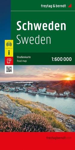 Freytag-Berndt Sweden Road Map 1:600,000 (Map) (UK IMPORT)