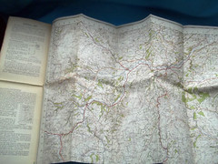 ORDNANCE SURVEY MAP MONTGOMERY AND LLANDRINDOD SHEET 128 1947 NATIONAL GRID
