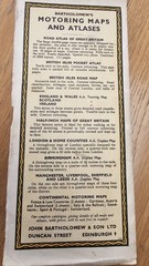 Vintage Bartholomews Quarter Inch Cloth Map, Sheet 23, Plymouth-Lands End, 1954