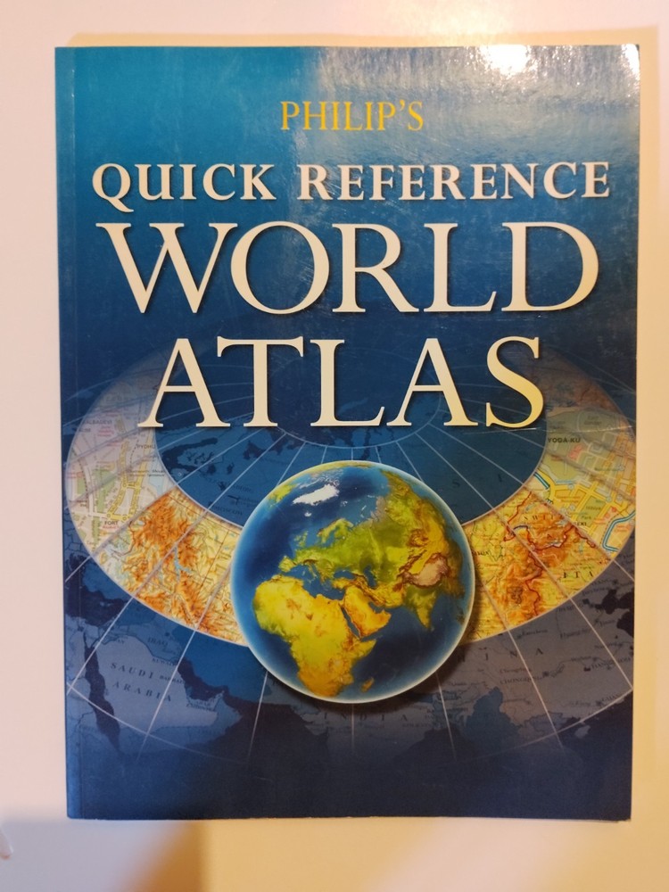 Philip’s Quick Reference World Atlas (2006), Good Condition, FREE SHIPPING