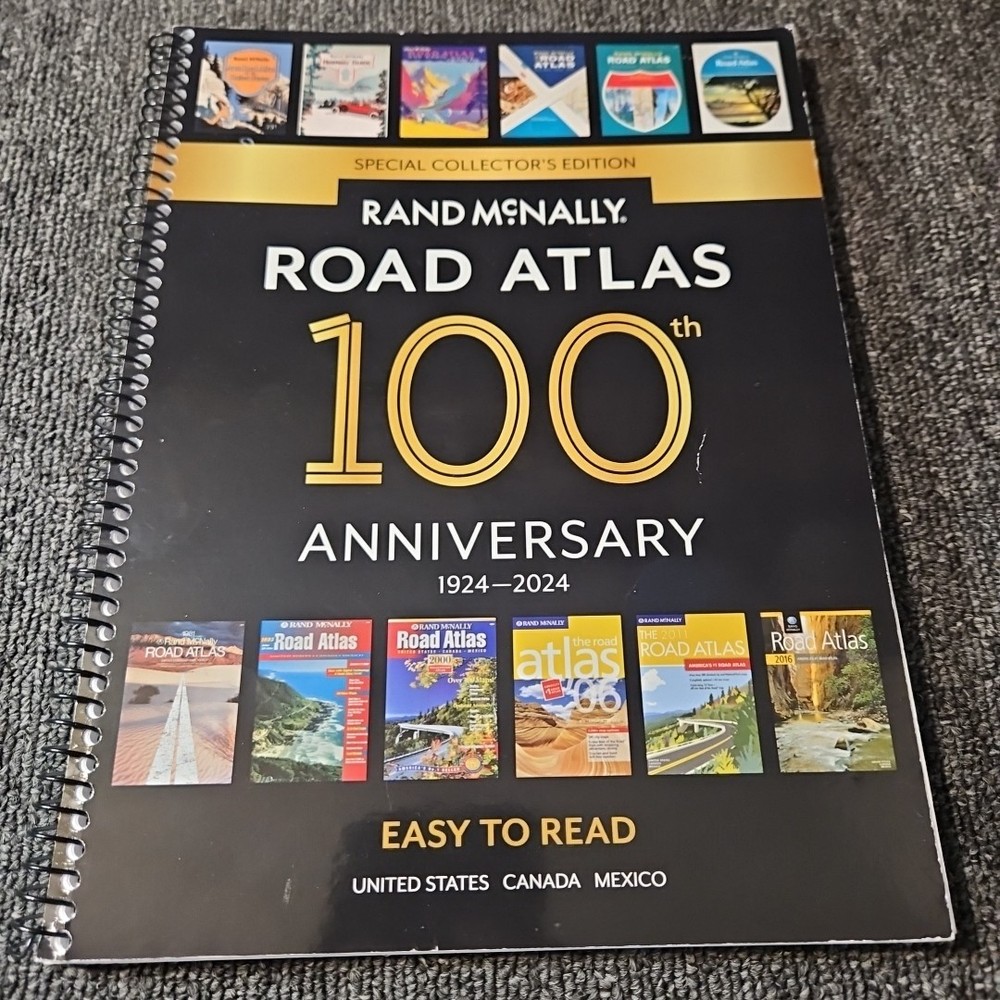 Rand McNally 2024 Midsize Easy to Read – 100th Anniversary Collector’s