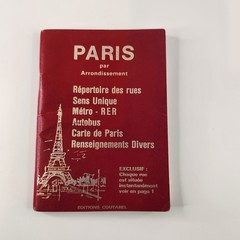 PARIS par arrondissement (Coutarel) street index & maps Guide English French 90s