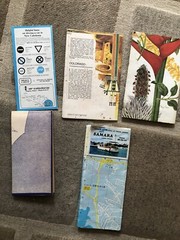 5 Vintage Maps – Used – Arizona / Hawaii / New Caledonia / National Geographic