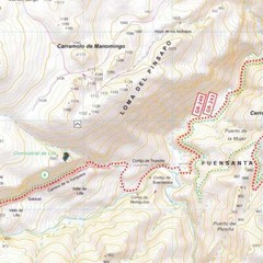 Spain, Sierra de las Nieves Natural Park Map and Guide walking cycling hiking