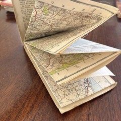 Vintage Ordnance Survey Map Sheet 184 Hastings New Popular Edition Cloth 1940