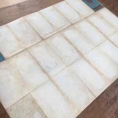 vintage Bartholomews cloth backed map of North Lancashire