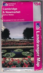 ORDNANCE SURVEY LANDRANGER MAP: CAMBRIDGE & NEWMARKET